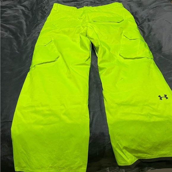 Under Armour Neon Green Winter Pants - Picture 2 of 3